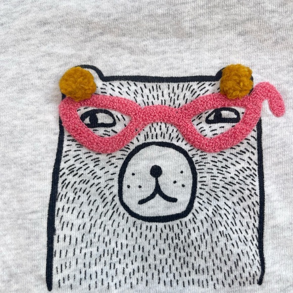 Art Class Spectacle Critter Ruffle Sweatshirt 18mo - Picture 3 of 7